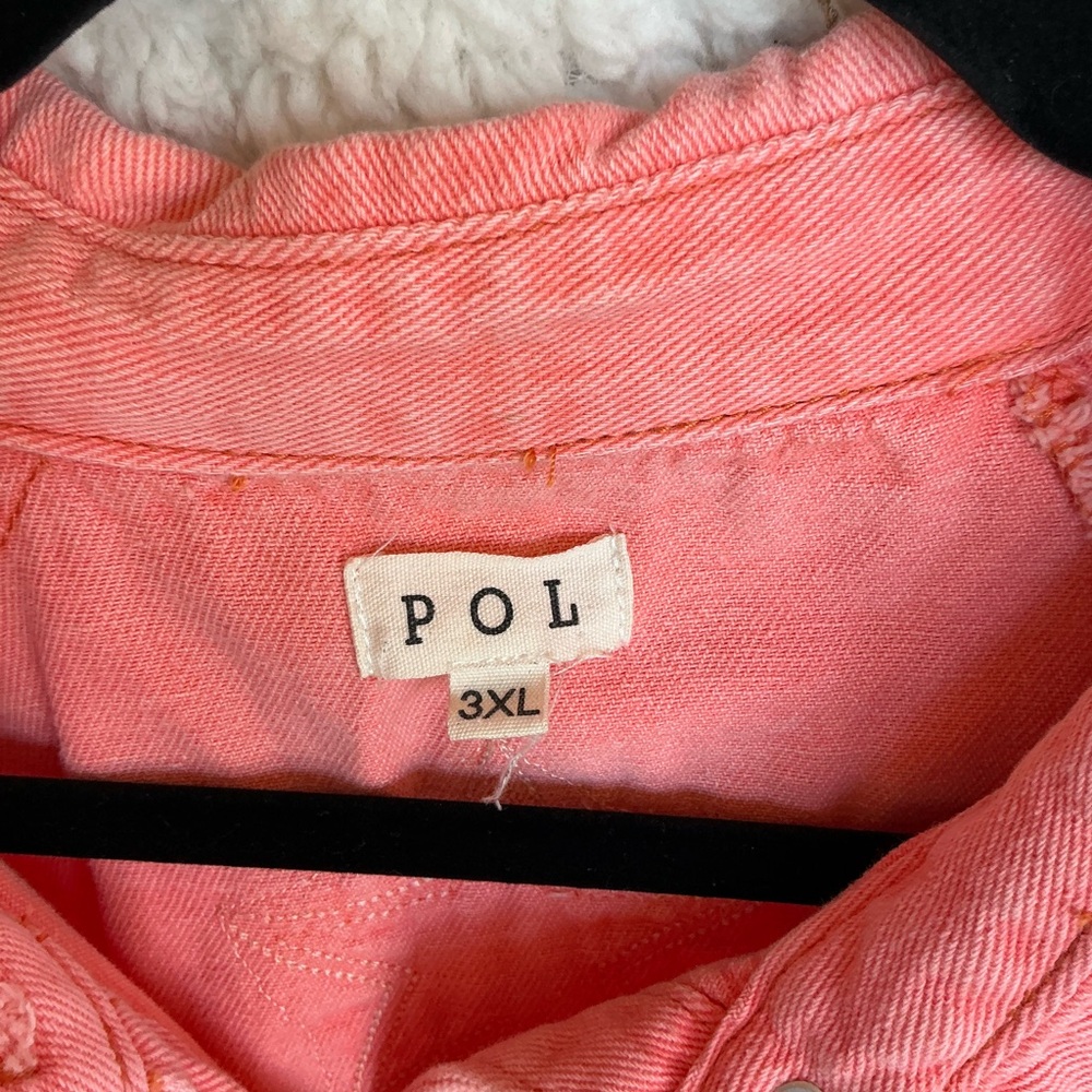 POL Pink Jean Jacket - Picture 2 of 3